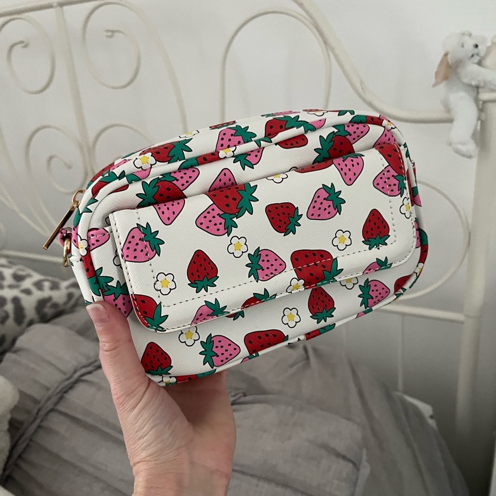 Skinny dip London strawberry crossbody bag nwt